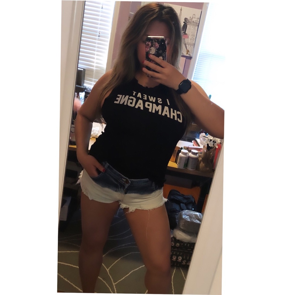 I Sweat Champagne Tank Top